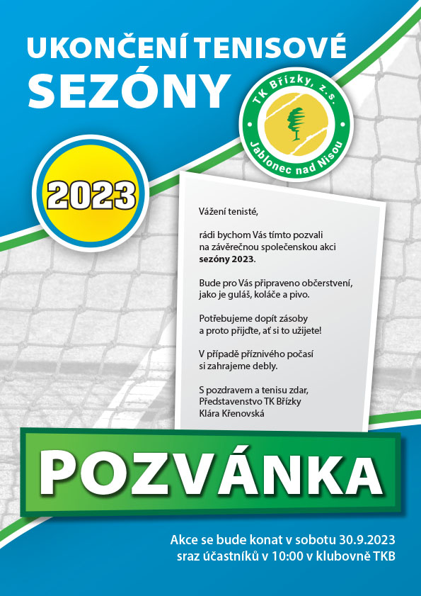 Ukončení tenisové sezóny 2023