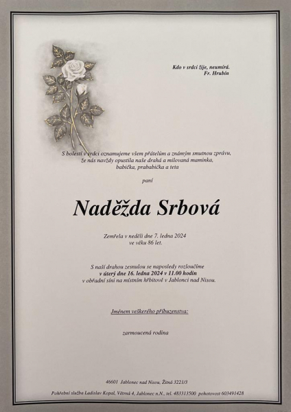 Naděžda Srbová