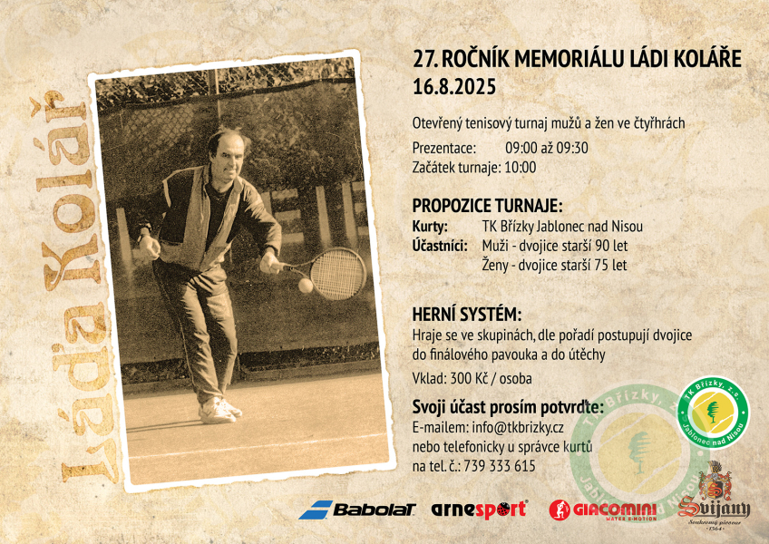 Memoriál Ládi Koláře 2025